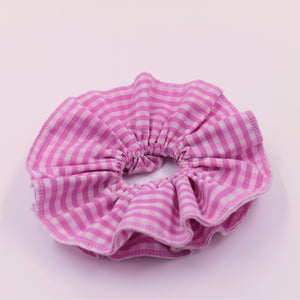 Pink Gingham Scrunchie