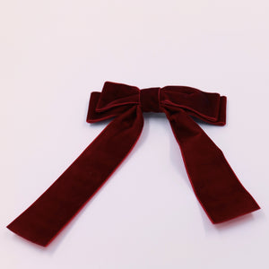 Red Velvet Hair Bow