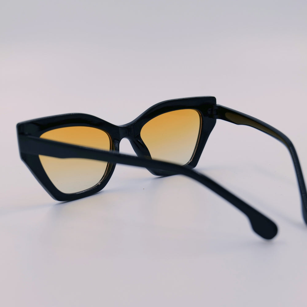 Retro Yellow Lens Sunglasses