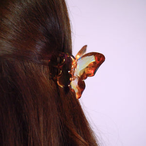 Bronze Butterfly Claw Clip