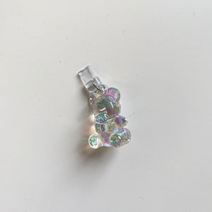 Iridescent Teddy Bear Dust Plug - For Lightning Devices