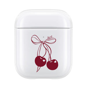 Personalised Cherry Coded AirPod Case