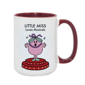 Little Miss Love Musicals Burgundy Mug