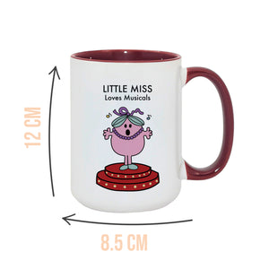 Little Miss Love Musicals Burgundy Mug