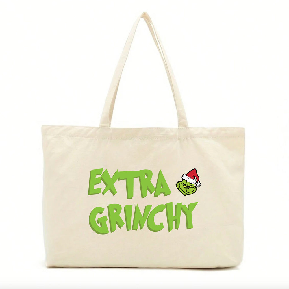 Extra Grinchy Tote