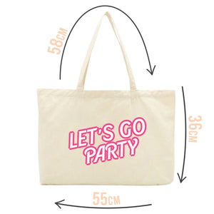 Let's Go Party Tote