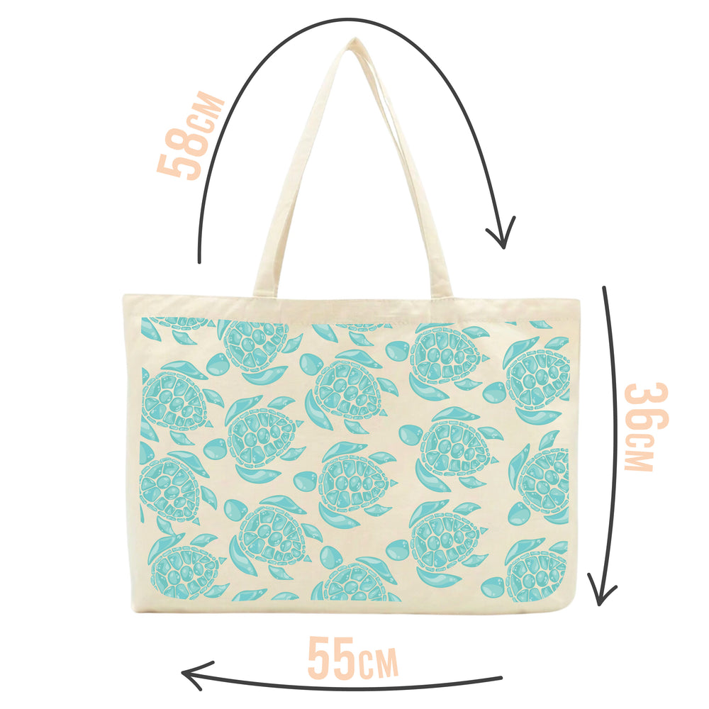 Sea Turtles Pattern Tote