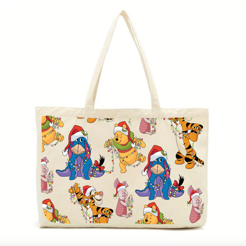 Christmas Winnie & Friends Tote