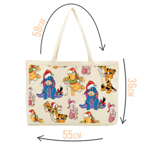 Christmas Winnie & Friends Tote