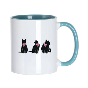 Coquette Black Cats Mug