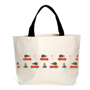 Red Christmas Hunt Tote