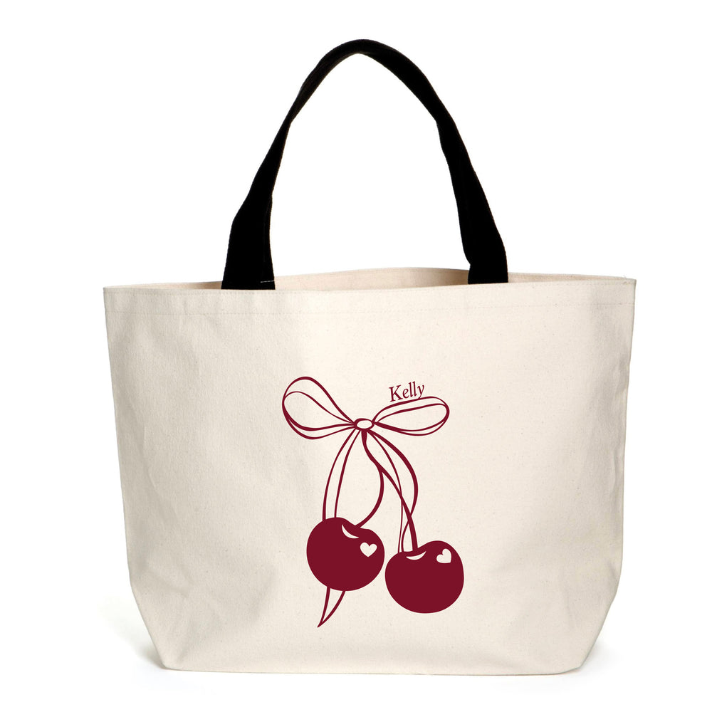 Personalised Cherry Coded Tote