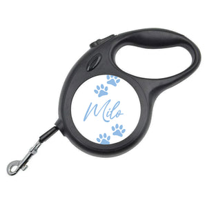 Personalised Name Retractable Dog Lead