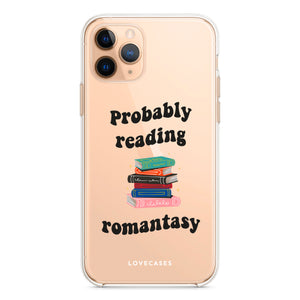 Personalised Black Probably Reading Phone Case