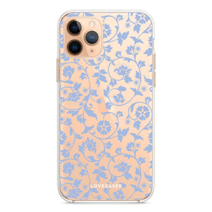 Blue Floral Pattern Phone Case