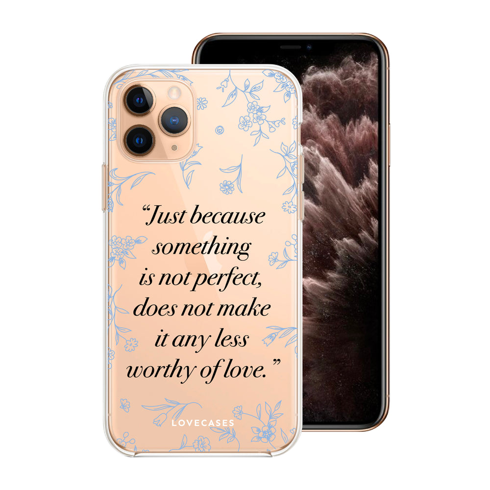 Black Worthy of Love Phone Case