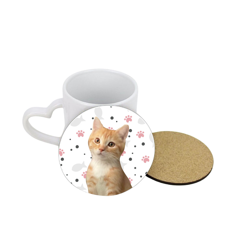 Personalised Pet Portrait Phone Case, Coaster + Keyring Bundle