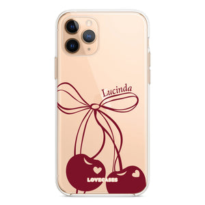 Personalised Cherry Coded Phone Case