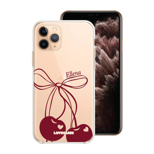 Personalised Cherry Coded Phone Case