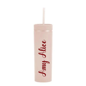 Personalised Name - Sand Skinny Tumbler