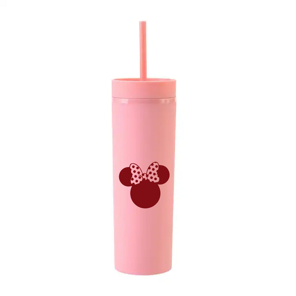 Minnie Blush Skinny Tumbler