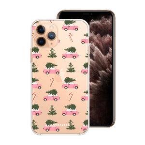 Pink Christmas Tree Hunt Phone Case