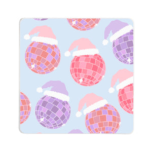 Festive Mirrorball Square Coaster