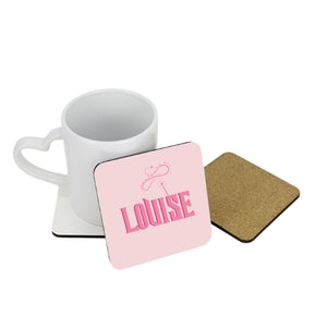 Personalised Glinda Name Square Coaster