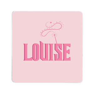 Personalised Glinda Name Square Coaster