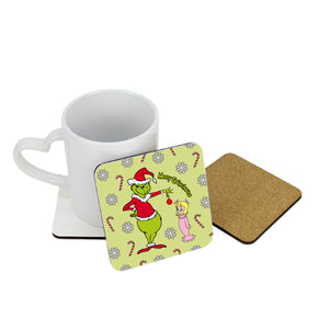 Merry Grinchmas Square Coaster