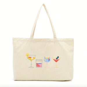 Retro Cocktails Tote