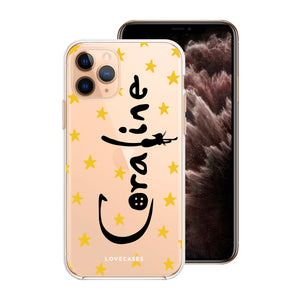 Black Button Stars Phone Case