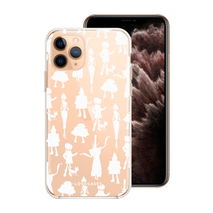 White Shadow Whisper Phone Case