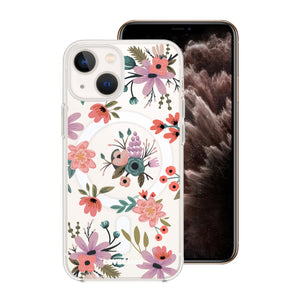 Ditsy Floral Clear MagSafe Case