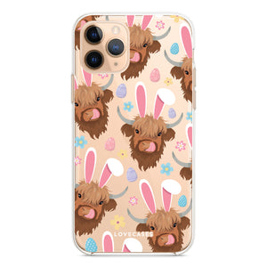 Flopsy the Easter Highland Cow Phone Case