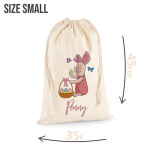 Personalised Piglet Easter Sack