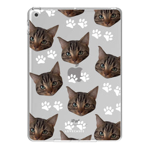 Personalised Pet Portrait Pattern iPad Case