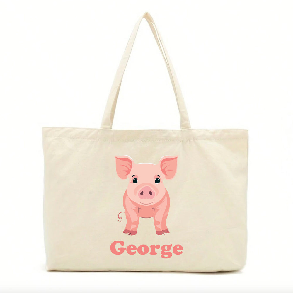 Personalised Pig Tote