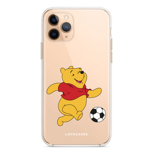 Winnie the Footballer Phone Case