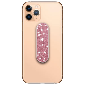 White Stars & Moons Glitter Phone Loop