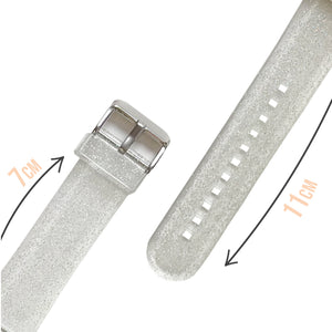 Cowgirl Clear Glitter Smartwatch Strap