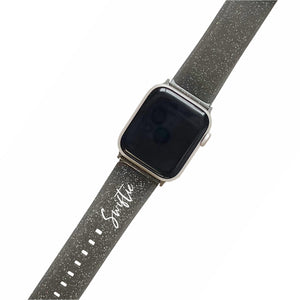 Swiftie Black Glitter Smartwatch Strap