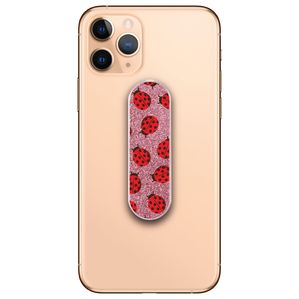 Ladybug Glitter Phone Loop