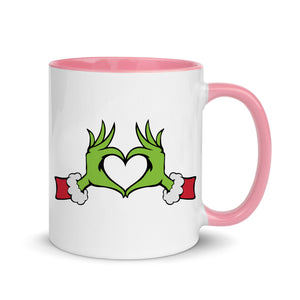 Grinchy Heart Mug