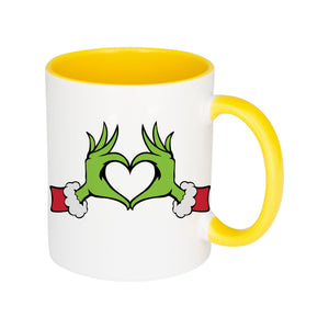 Grinchy Heart Mug