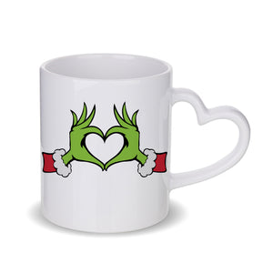 Grinchy Heart Mug