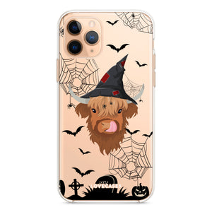 Halloween Highland Cow Phone Case