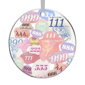 Angel Numbers Everywhere Hanging Car Accessory