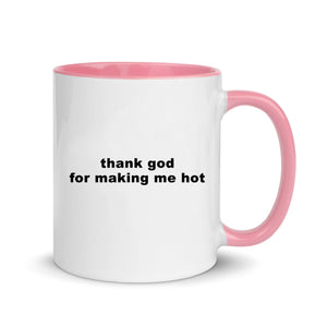 Thank God Slogan Mug