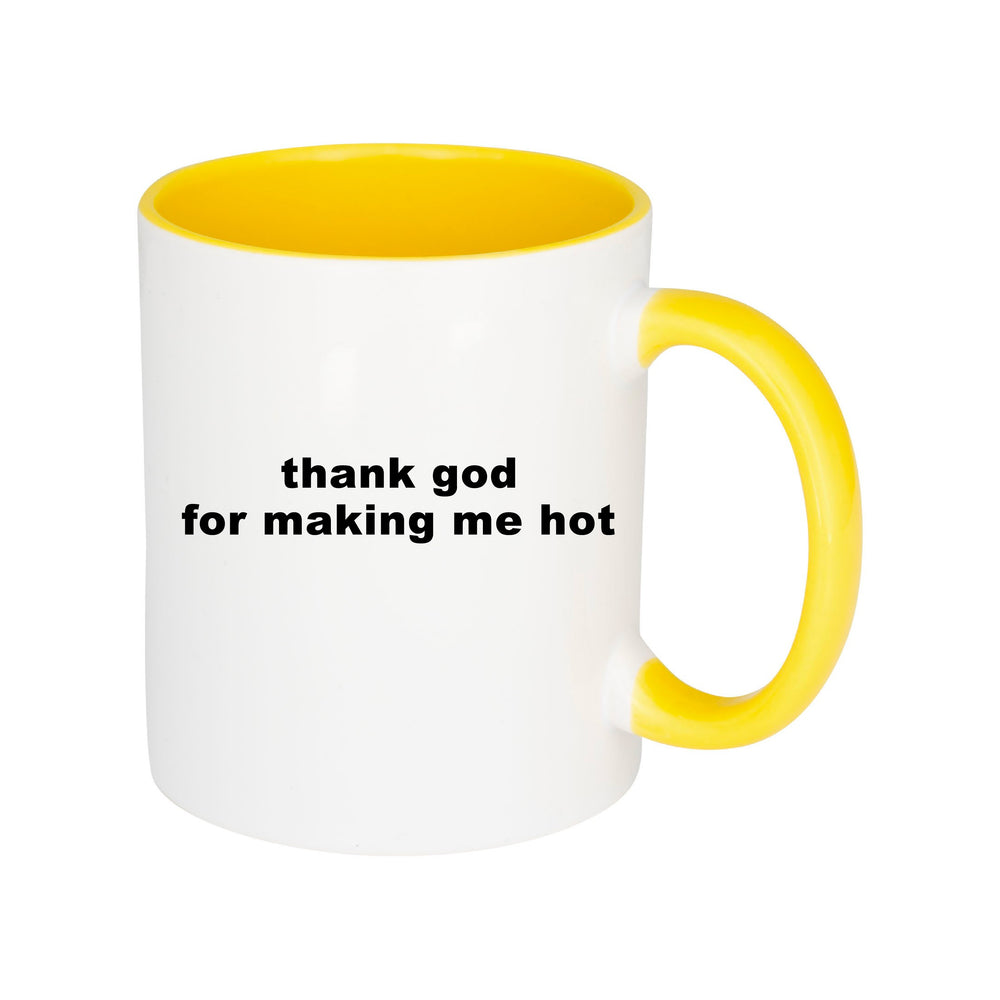 Thank God Slogan Mug